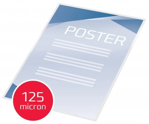 Laminavimo vokeliai GBC A3, 125 mikronai, skaidrūs (100 vnt.)