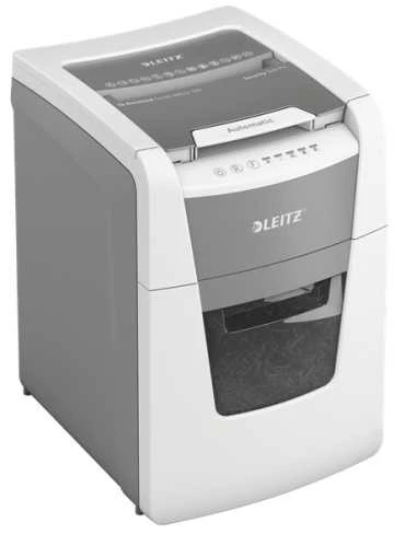 Leitz IQ Autofeed Small Office 100 Automatinis dokumentų naikiklis P4, Pilka/Balta