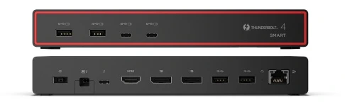 „Lenovo ThinkPad Thunderbolt 4 Smart Dock Gen2 7500“ – ES | „DisplayPorts“ kiekis: 2 | „HDMI“ jungčių kiekis: 1 | 100 W