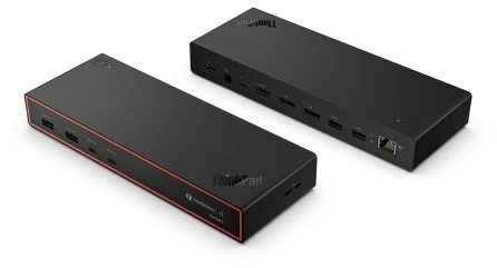 „Lenovo ThinkPad Thunderbolt 4 Smart Dock Gen2 7500“ – ES | „DisplayPorts“ kiekis: 2 | „HDMI“ jungčių kiekis: 1 | 100 W