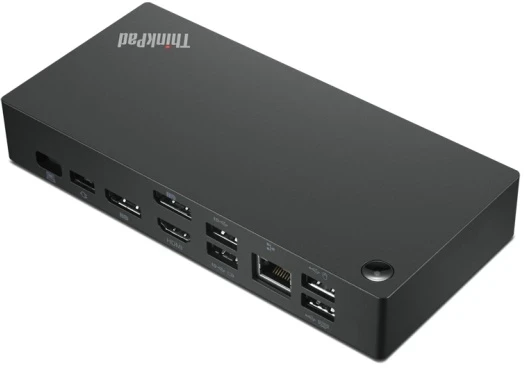 Lenovo ThinkPad Universal USB-C Dock 40AY0135EU Jungčių stotelė, Juoda