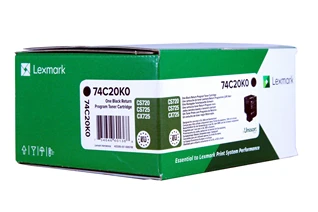 Lexmark 74C20K0 Lazerinė kasetė, Juoda