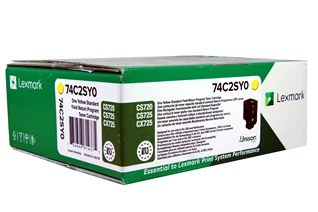 Lexmark standartinės našumo dažų kasetė | Kasetė | Geltona