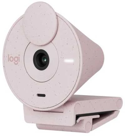 Internetinė kamera Logitech Brio 300, rožinė
