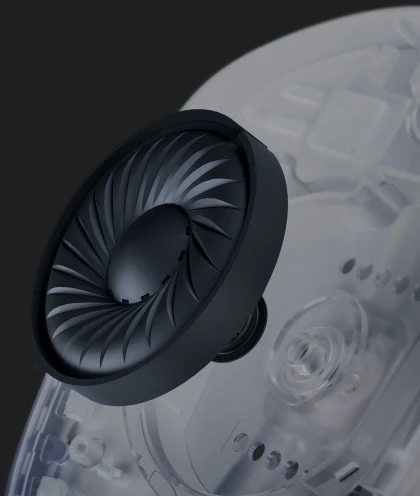 Žaidimų ausinės Logitech G435 Lightspeed, baltos/alyvų spalvos