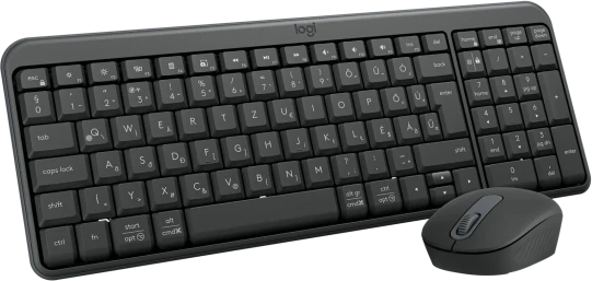 Klaviatūra LOGITECH MK250 - GRAPHITE - JAV TARPTAUTINIS - 2.4GHZ/BT - INTNL-973