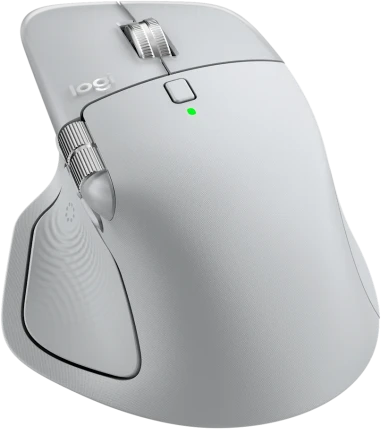 Logitech MX Master 4 belaidė pelė | spalva: šviesiai pilka (Pale Grey) - 910-007563