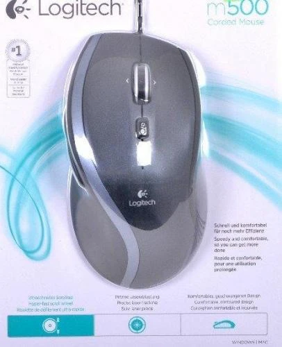 Laidinė pelė Logitech M500 juoda