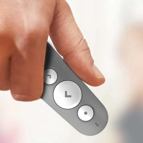 Logitech R500s lazerinis Presentation Remote Nuotolinio valdymo pultas, Mid Pilkas