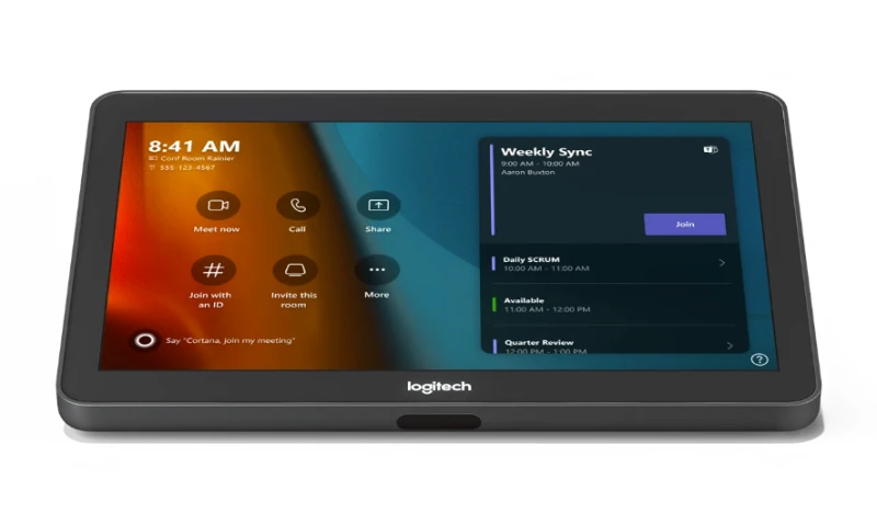 Logitech konferencijų salės valdymo pultas Bakstelėkite juodas