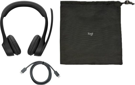 Ausinės Logitech ZONE 305 MIDNIGHT Juodas - UC VERSION WITH DONGLE