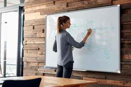 Magnetinė balta lenta Nobo Whiteboard Premium Plus Enamel 150x120cm