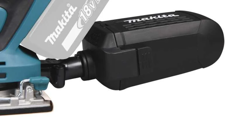 Makita DBO482Z Akumuliatorinis vibracinis šlifuoklis 18V, 114x102mm (Aliumininis pagrindas), Šlifavimo popieriaus dydis 114x102mm, Be akumuliatorių ir kroviklio!