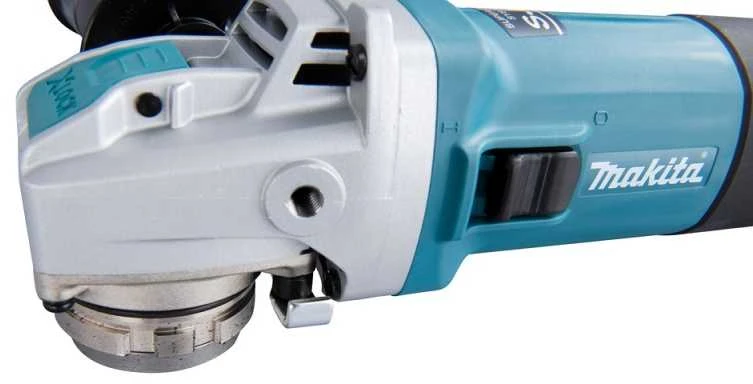Makita GA5080RX02 Kampinis šlifuoklis 1400W, 125mm, X-LOCK, SJS, AVT