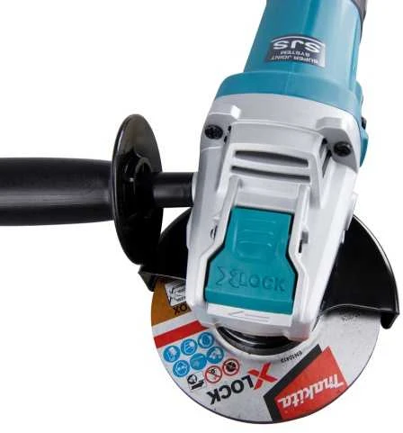 Makita GA5080RX02 Kampinis šlifuoklis 1400W, 125mm, X-LOCK, SJS, AVT