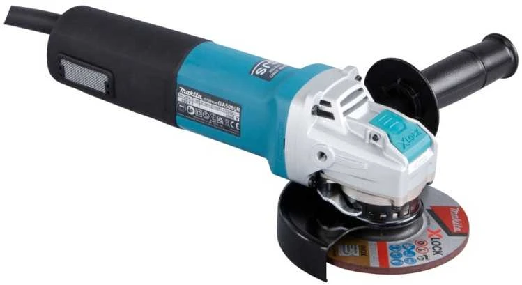 Makita GA5080RX02 Kampinis šlifuoklis 1400W, 125mm, X-LOCK, SJS, AVT