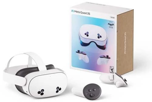 Meta Quest 3S Virtualios realybės sistema, 128GB, US, Balta