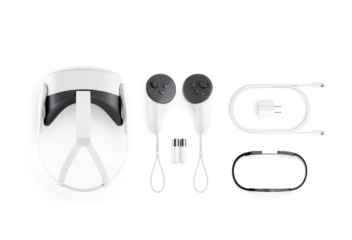 Virtualios realybės akiniai Meta Quest 3S All-in-one VR US+ Gorilla Tag Cardboard Hero žaidimas
