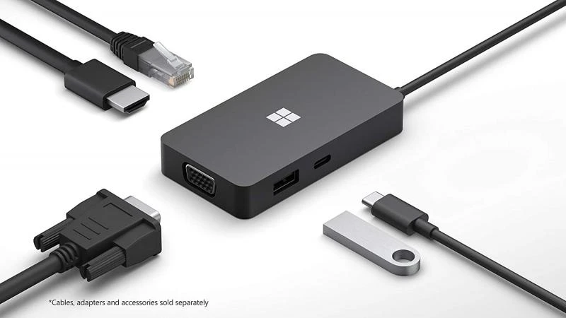 „Microsoft Surface USB-C Travel Hub“.
