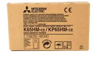 Mitsubishi Electric K65HM-CE / KP65HM-CE 110 mm x 20m Thermorolle High Density Thermal Spausdintuvas Paper