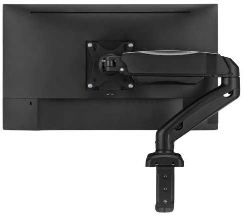 Up Up Premium Single Screen Monitoriaus laikiklis 17-32'', VESA 75x75, 100x100, Matinė juoda