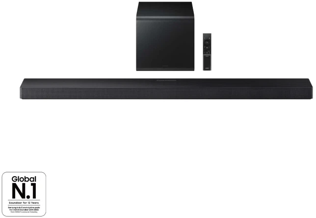 Namų kino sistema Samsung Q-Series HW-QS700F Soundbar Garso sistema 3.1.2 ch, Juoda