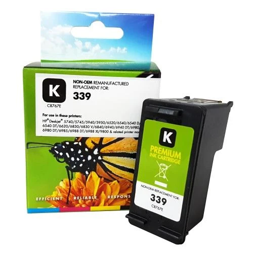 Static Control Rašalinė kasetė juoda, suderinama su HP 339 (C8767EE)