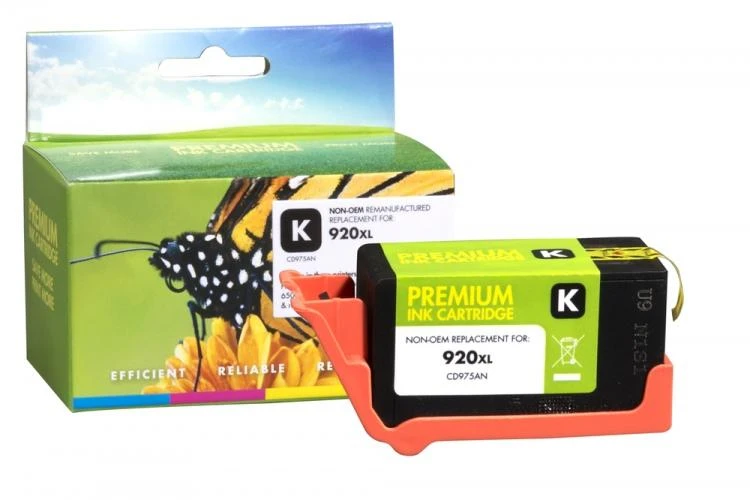 Static Control Rašalinė kasetė juoda, suderinama su HP 920XL (CD975AE)