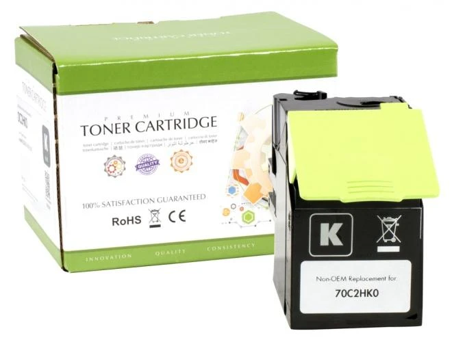Static Control Lazerinė kasetė juoda, suderinama su Lexmark 702HK (70C2HK0)