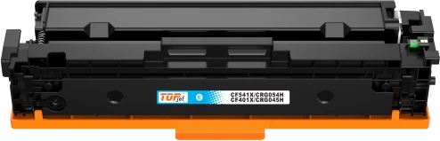 TopJet Universali Lazerinė kasetė žydra, suderinama su HP CF541X/CF401X/Canon CRG 054H/045H