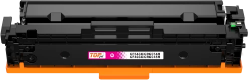 TopJet Universali Lazerinė kasetė purpurinė, suderinama su HP CF543X/CF403X/Canon CRG 054H/045H