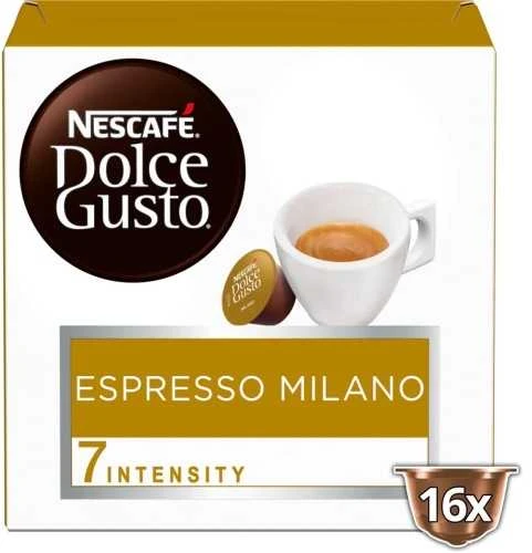 Nestl Nescafe Dolce Gusto Espresso Milano kava, 16 kapsulių dėžutėje