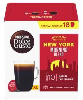 Nestl Nescafe Dolce Gusto New York Morning Blend Grande kava, 18 kapsulių dėžutėje