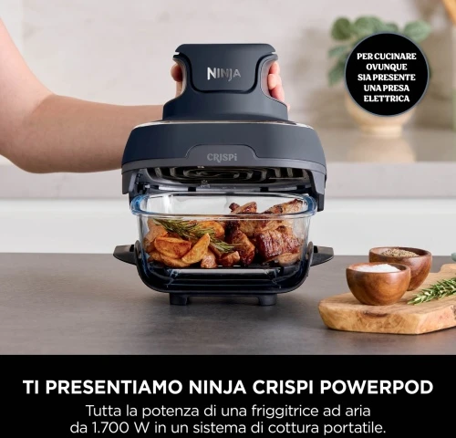 Gruzdintuvė Ninja Crispi FN101EUGY, pilkai mėlyna