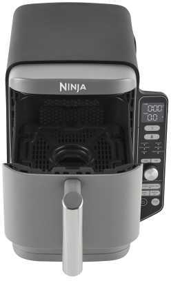 Karšto oro gruzdintuvė Ninja Double Stack XL, 2 lygių, 9,5 l, SL400EU, Tamsiai pilka
