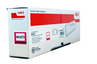 OKI MC873 rausvai raudoni dažai 10K