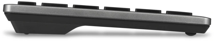 Kensington KB435 EQ Rechargeable Multi-Device Compact Klaviatūra RF+BT, US, Kosminė pilka