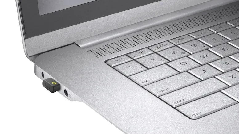 Logi Bolt USB-C imtuvas jungtyje