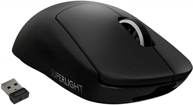 Logitech G PRO Belaidė žaidimų pelė, RF belaidė, 25600 DPI, Juoda