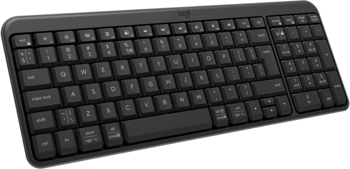 Klaviatūra LOGITECH K250 - GRAPHITE - JAV TARPTAUTINIS - 2.4GHZ/BT - INTNL-973