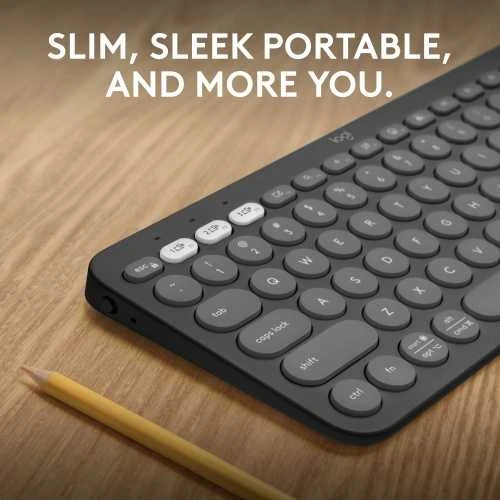 LOGITECH K380S Bluetooth klaviatūra - TONAL GRAPHITE - JAV TARPTAUTINĖ