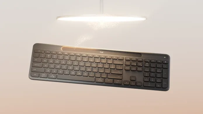 Belaidė klaviatūra Logitech Signature Slim Solar+ K980s, grafito spalvos, 920-013764