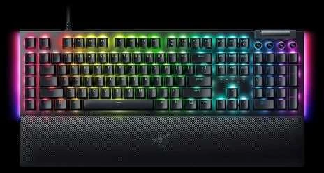 Razer | BlackWidow V4 | Mechaninė klaviatūra žaidimams | su laidu | RGB LED pašvietimas | US | Geltona Switches | Juodas