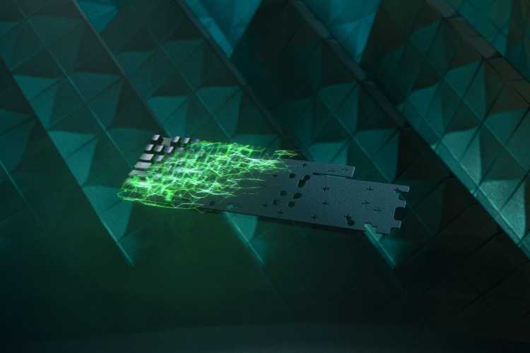 Razer Huntsman V2 Laidinė žaidimų klaviatūra RGB LED, USB, DE, Clicky Optical Violetinė Switch, Juoda