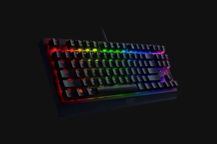 Kompaktiška Žaidimų klaviatūra Razer BlackWidow V3 Tenkeyless, Yellow Switch, US išdėstymas