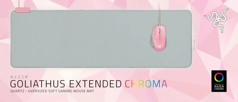 Pelės kilimėlis Razer Goliathus Chroma Quartz Pink Extended
