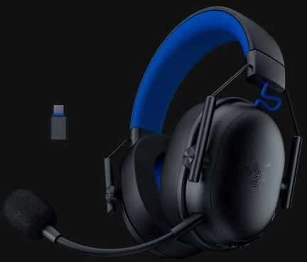 „Razer“ žaidimų ausinės, skirtos „PlayStation“ | „BlackShark V3 X HyperSpeed“ | Juodas