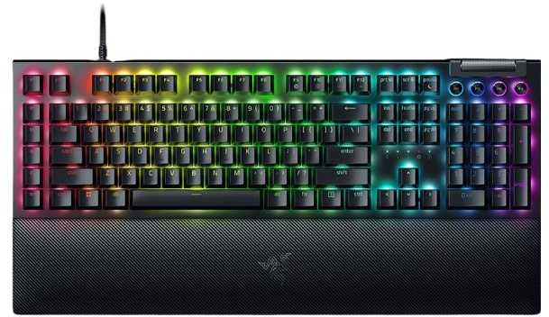 Razer | BlackWidow V4 | Mechaninė klaviatūra žaidimams | su laidu | US | Žalias Switch | Juodas