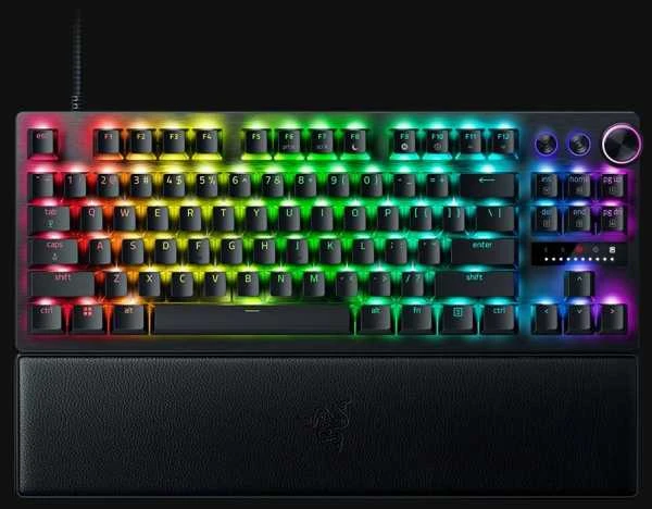 Razer | Huntsman V3 Pro Tenkeyless | RZ03-04980100-R3M1 | Klaviatūra žaidimams | su laidu | US | Analog Optical | Juodas