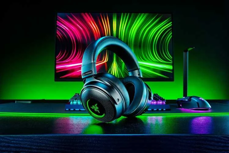 Belaidės Žaidimų ausinės Razer Kraken V3 Pro, Juodos